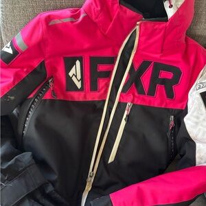 Women’s Pink and Black FXR Monosuit